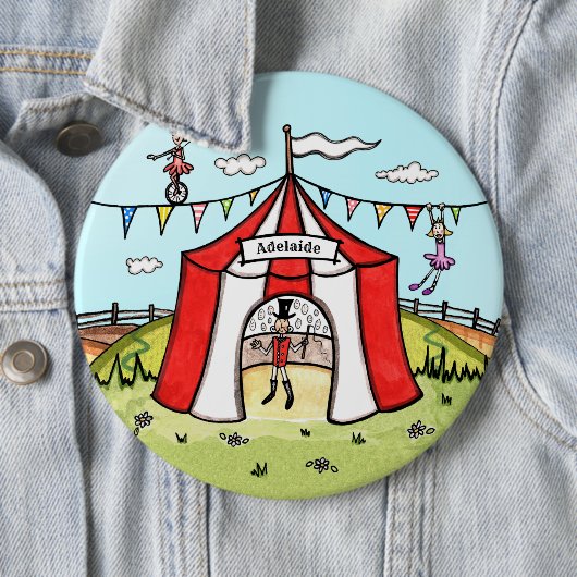 Button voor speciale Circus Children's Badge (In situ)