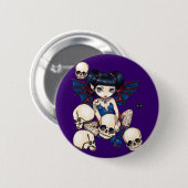 Button voor spinnen en schedels (Voorkant /achterkant)