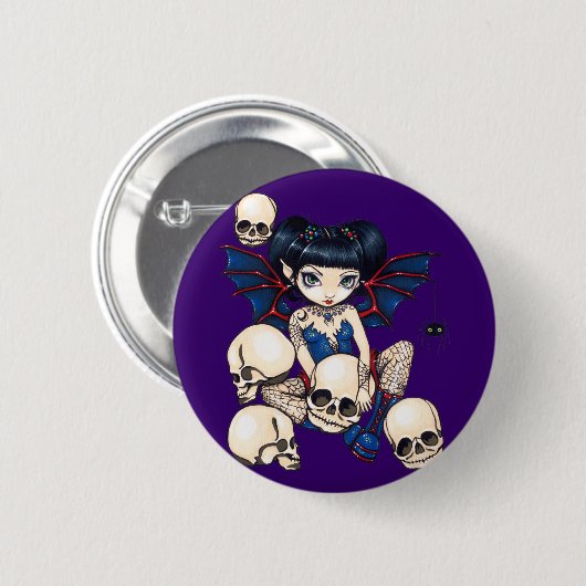 Button voor spinnen en schedels (Voorkant /achterkant)