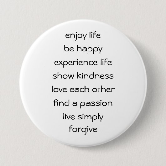 Button voor Spiritueel bericht over het pad van he (Voorkant)