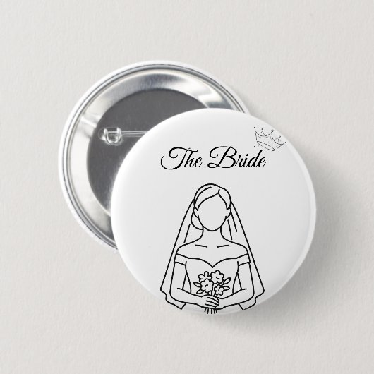 Button voor The Bride (Voorkant /achterkant)