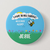 Button voor voedselallergie (Voorkant)