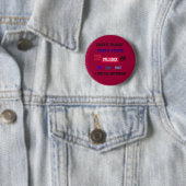 Button vooroordeel stoppen (donkerrood) (In situ)