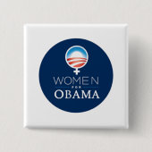 Button Vrouwen4Obama (Voorkant)