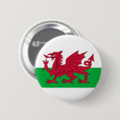 Button - Welsh Flag (Voorkant /achterkant)