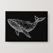 Button White Whale Minimalist  (Voorkant)