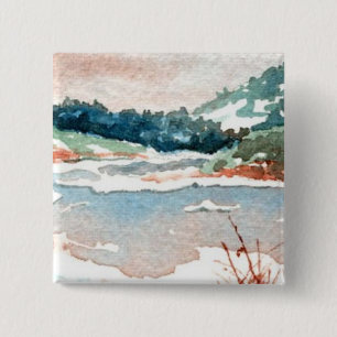 Button winterlandschap