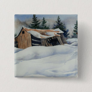 Button winterlandschap