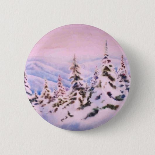 Button winterlandschap (Voorkant)