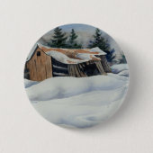 Button winterlandschap (Voorkant)