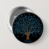 Button wintersopflake (Voorkant /achterkant)