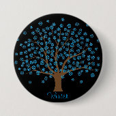 Button wintersopflake (Voorkant)