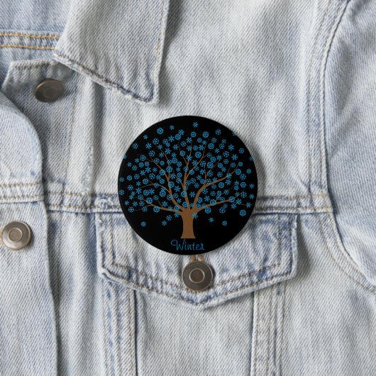 Button wintersopflake (In situ)