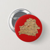 Button Wit-Russische kaart (Voorkant /achterkant)