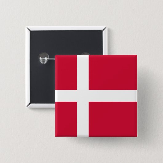 Button with Flag of Denmark (Voorkant /achterkant)