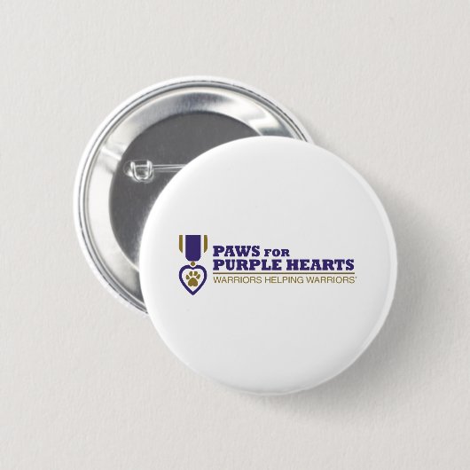 Button - witte Logo met kleur (Voorkant /achterkant)