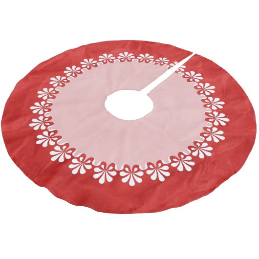  BUTTON, witte trans. + uw ruggengraat en ideeën Kerstboom Rok (Gekanteld)