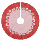  BUTTON, witte trans. + uw ruggengraat en ideeën Kerstboom Rok (Voorkant)