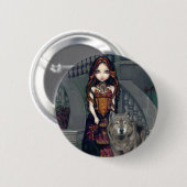 Button "Wolf Countess" (Voorkant /achterkant)