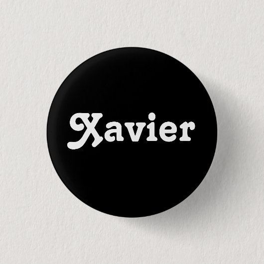 Button Xavier (Voorkant)