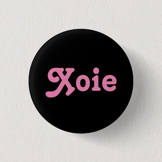 Button Xoie (Voorkant)