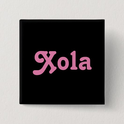 Button Xola (Voorkant)