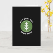 Button Y State Park Vermont Vt Bos Boom Dge Kaart (Gele Bloem)