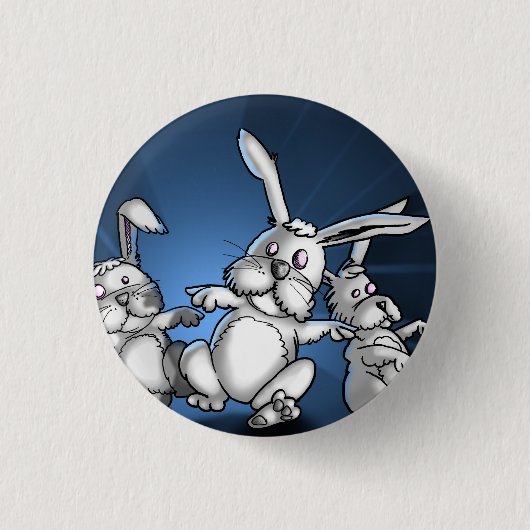 Button Zombie Bunnies (Voorkant)