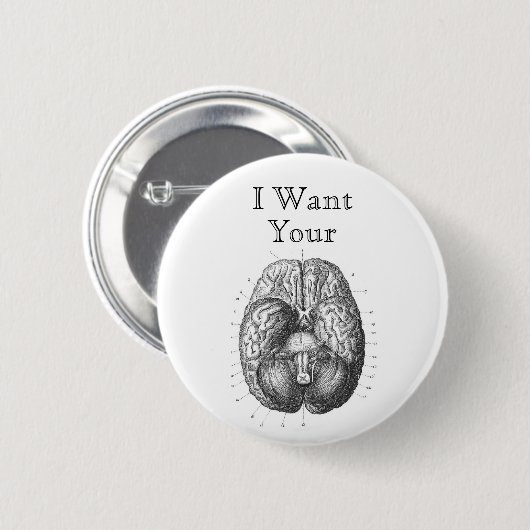 Button Zombie Pickup Line (Voorkant /achterkant)
