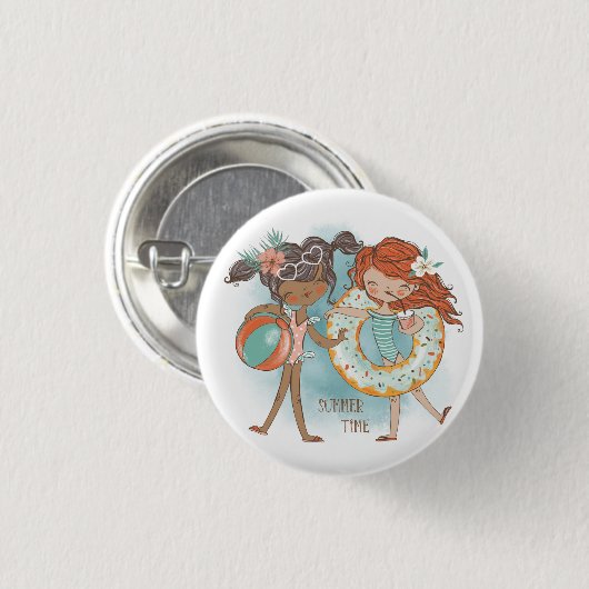 Button zomertijd (Voorkant /achterkant)