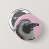  Button Zuid-Afrikaanse pinguïn (Voorkant /achterkant)