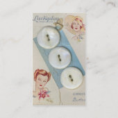  Buttonnen, Betty's Vintage Visitekaartje (Achterkant)