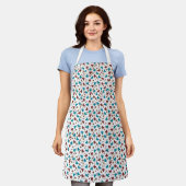 Buttonnen bogen, drijfveren All-Over Print Apron Schort (Gedragen)