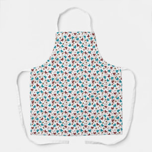 Buttonnen bogen, drijfveren All-Over Print Apron Schort