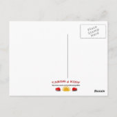 BUTTONNEN & BOWS Kitten Briefkaart (Achterkant)