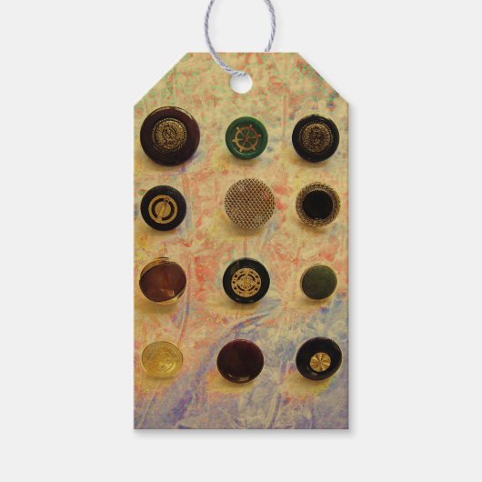  Buttonnen Cadeaulabel (Voorkant)