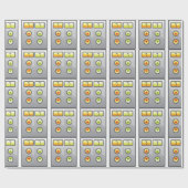 Buttonnen Cadeaupapier (Vlak)