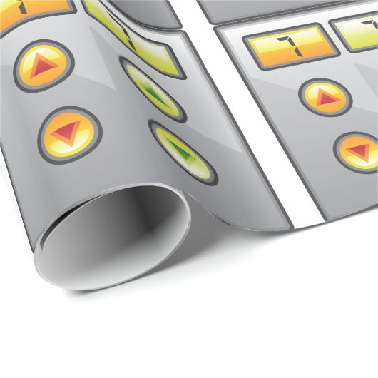 Buttonnen Cadeaupapier (Rol Hoek)