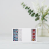 Buttonnen en kantnaaien visitekaartje (Staand voorkant)