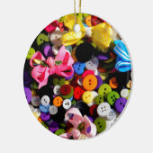 Buttonnen en koeien keramisch ornament (Links)