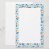 Buttonnen en naaigarens briefpapier (Voorkant / Achterkant)