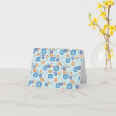 Buttonnen en naaigarens kaart (Gele Bloem)