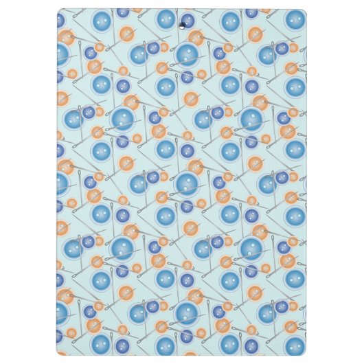 Buttonnen en naaigarens klembord (Achterkant)