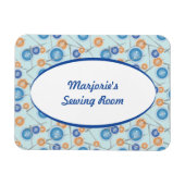 Buttonnen en naaigarens magneet (Horizontaal)