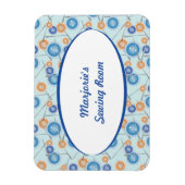 Buttonnen en naaigarens magneet (Verticaal)