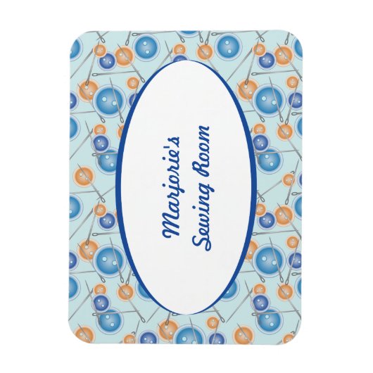 Buttonnen en naaigarens magneet (Verticaal)