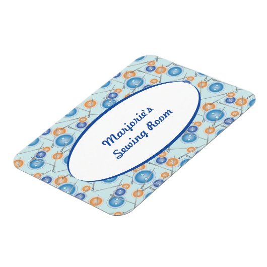 Buttonnen en naaigarens magneet (Linkerzijde)