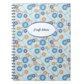 Buttonnen en naaigarens notitieboek (Voorkant)