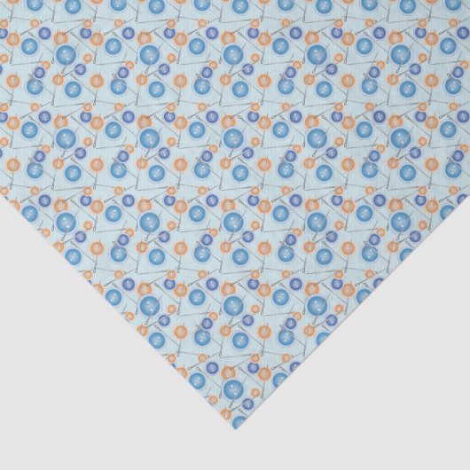 Buttonnen en naaigarens tissuepapier (Detail)