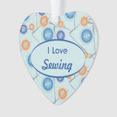 Buttonnen en naaigarens waar ik van hou ornament (voorkant)